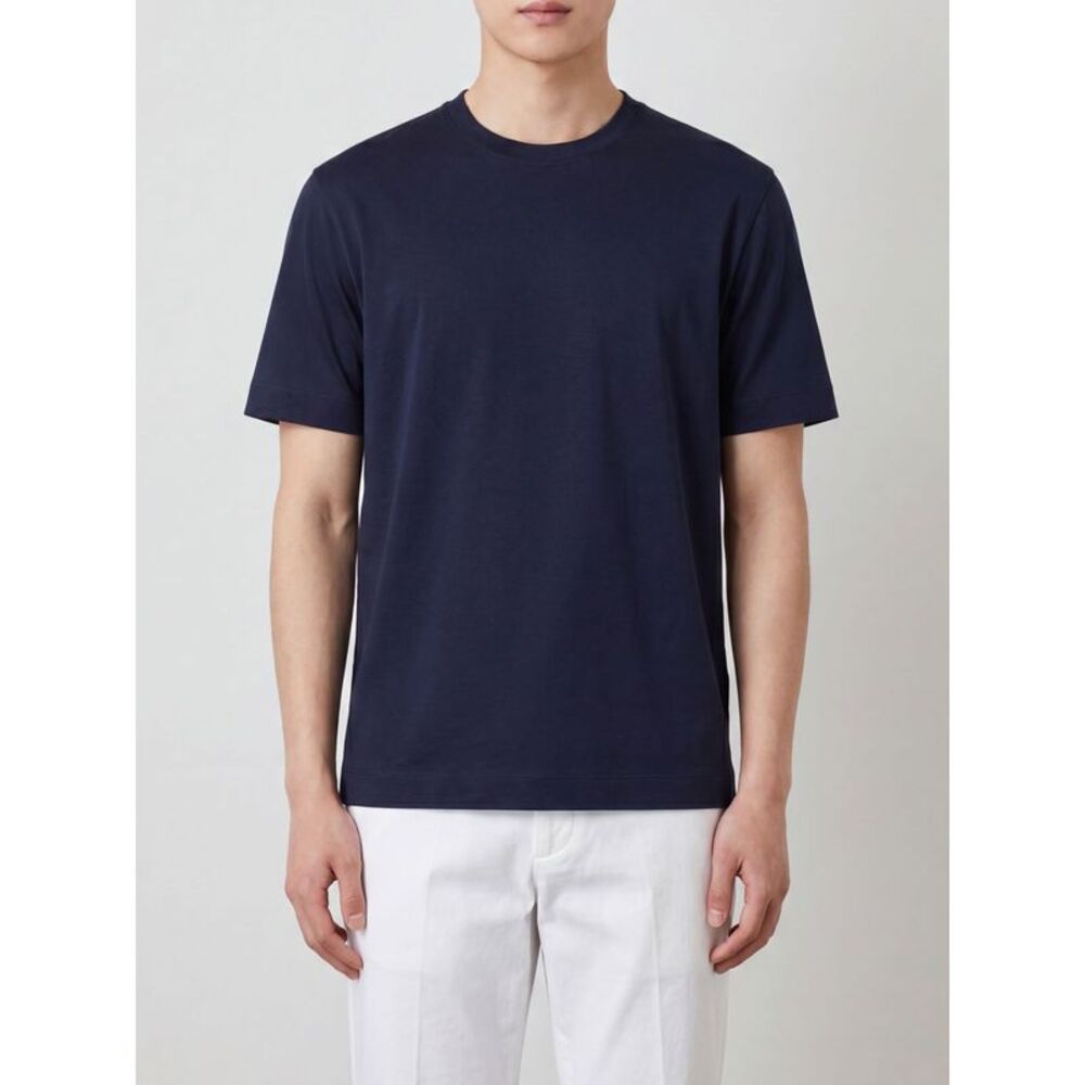 Zegna T-Shirt Men Navy